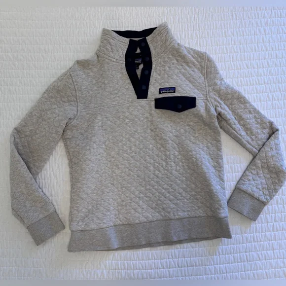Women’s Patagonia-  Quilted 1/4 Snap Sweater - Picture 3 of 5